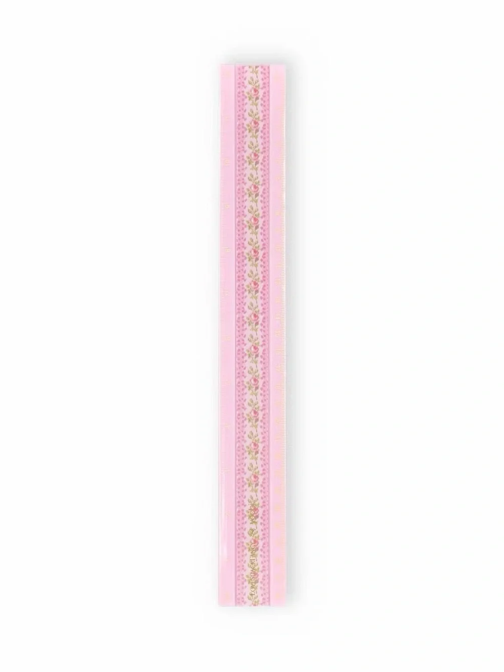 LoveShackFancy x Target - Yoobi Blooming Heirloom 12” Ruler Strawberry Macaroon